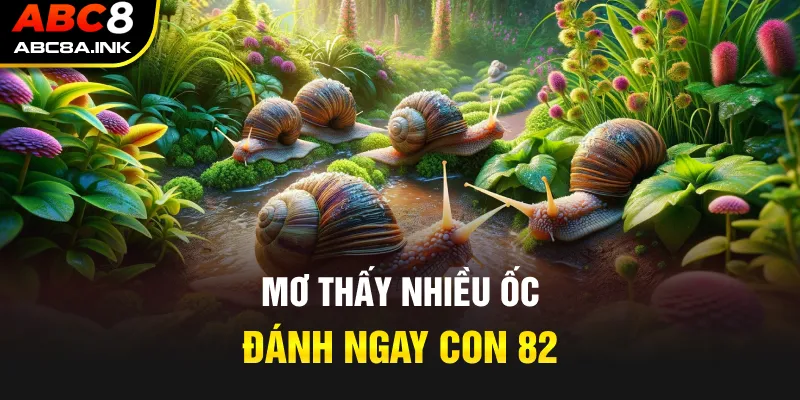 Mơ thấy nhiều ốc đánh ngay con 82